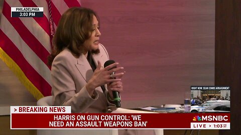 Kamala: "We’re not trying to take anybody’s guns away, but we do need an assault weapons ban.”