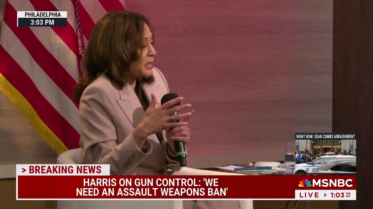 Kamala: "We’re not trying to take anybody’s guns away, but we do need an assault weapons ban.”