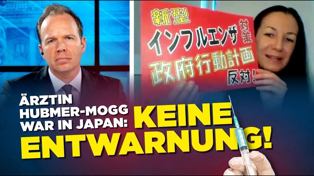 Ärztin Dr. Hubmer-Mogg war in Japan: "Frankenstein-mRNA" wird dort getestet!