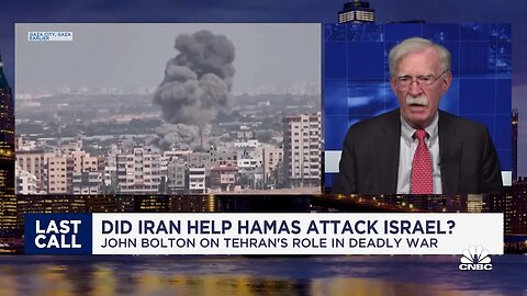 Did Iran help Hamas attack Israel？ John Bolton discusses Tehran's involvement