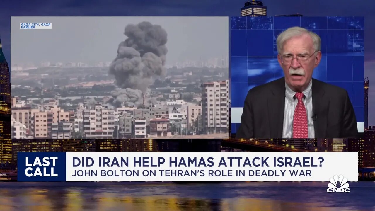 Did Iran help Hamas attack Israel？ John Bolton discusses Tehran's involvement