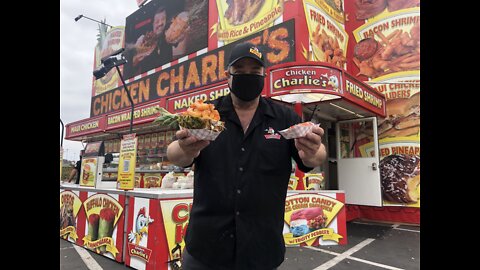 Need a greasy fair food fix? A trailer is open in a La Mesa parking lot