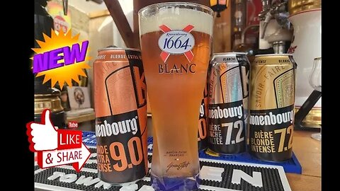 KRONENBOURG BLONDE EXTRA INTENSE 9% ABV #Boom complete 500ml £1.50 1/11