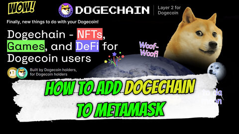 How To Add DogeChain To Metamask | How To Connect DogeChain To Metamask