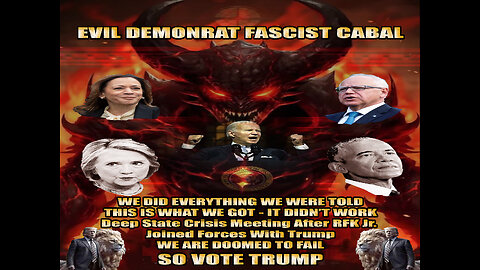 EVIL DEMONRAT FASCIST CABAL - CRISIS MEETING