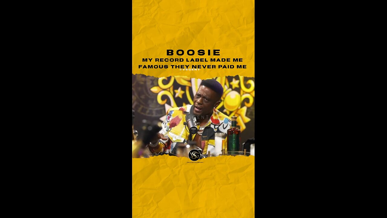 #boosie My record label made me famous they never paid me