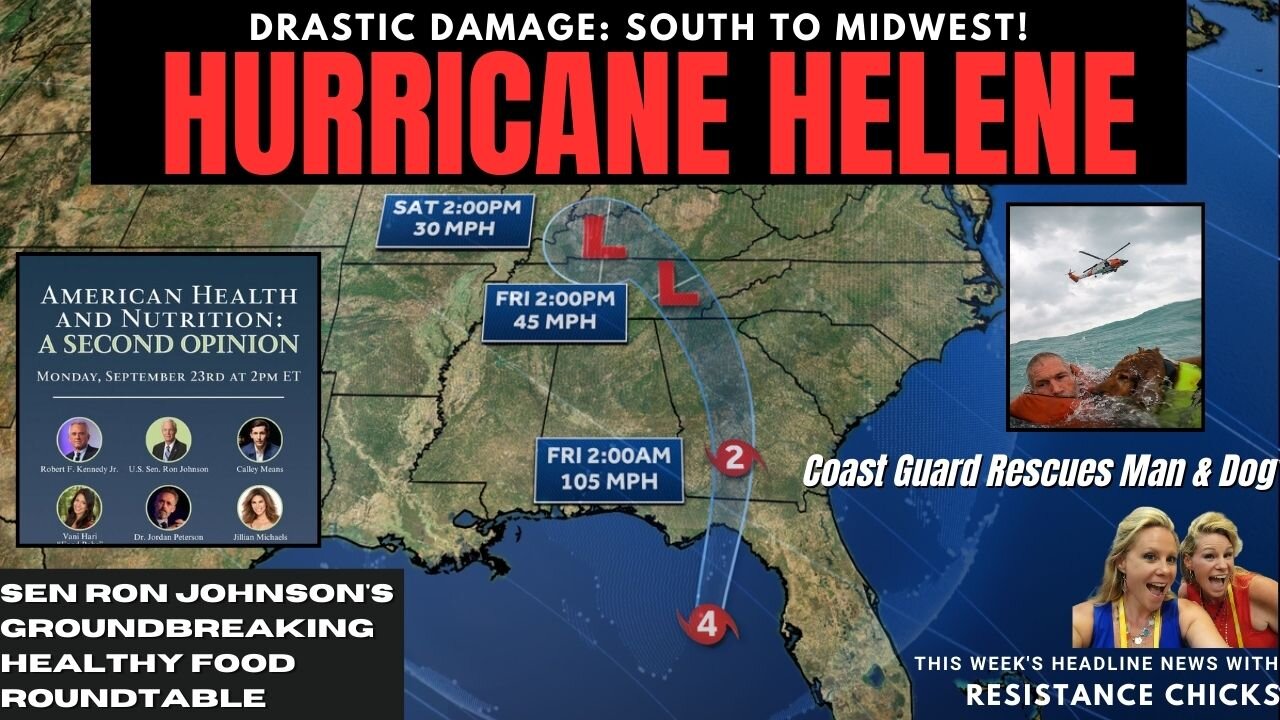 Hurricane Helene's Drastic Damage! Ron Johnson's Groundbreaking Healthy Food Roundtable 9/27/24