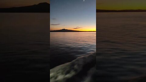 Rangitoto Island at dawn