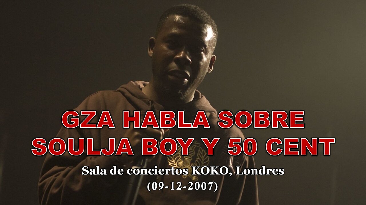 GZA habla sobre Soulja Boy y 50 Cent | (09-12-2007) | (Subtitulado en español)