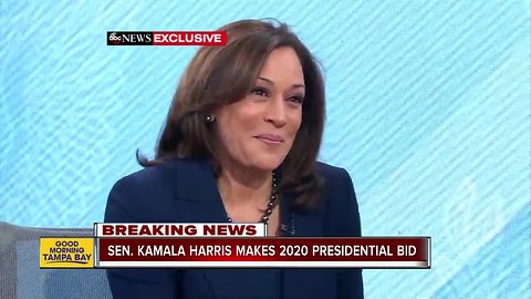 Sen. Kamala Harris announces she will run for president in 2020