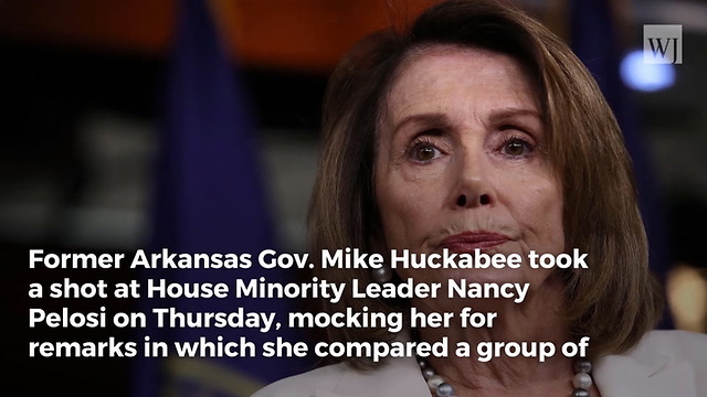 Mike Huckabee Mocks ‘Nancy Schmancy’: So Fancy She’d Put Caviar on a Five Guys Burger