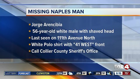 Missing Collier County man