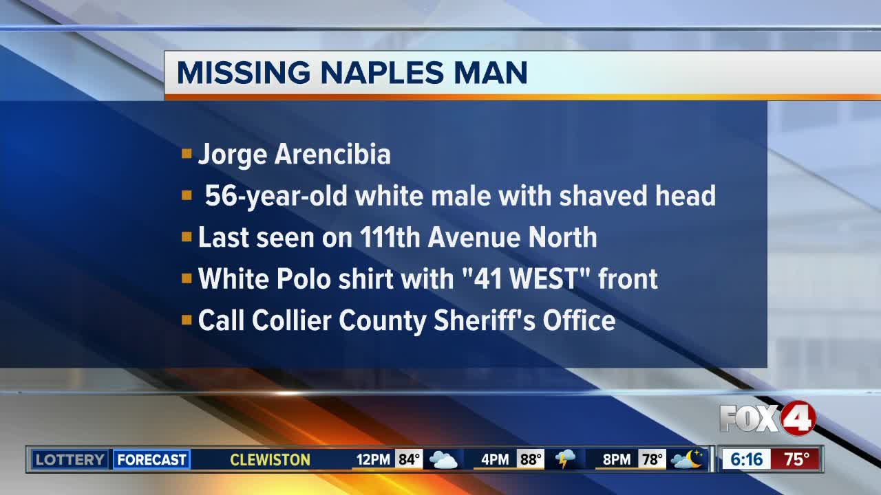 Missing Collier County man