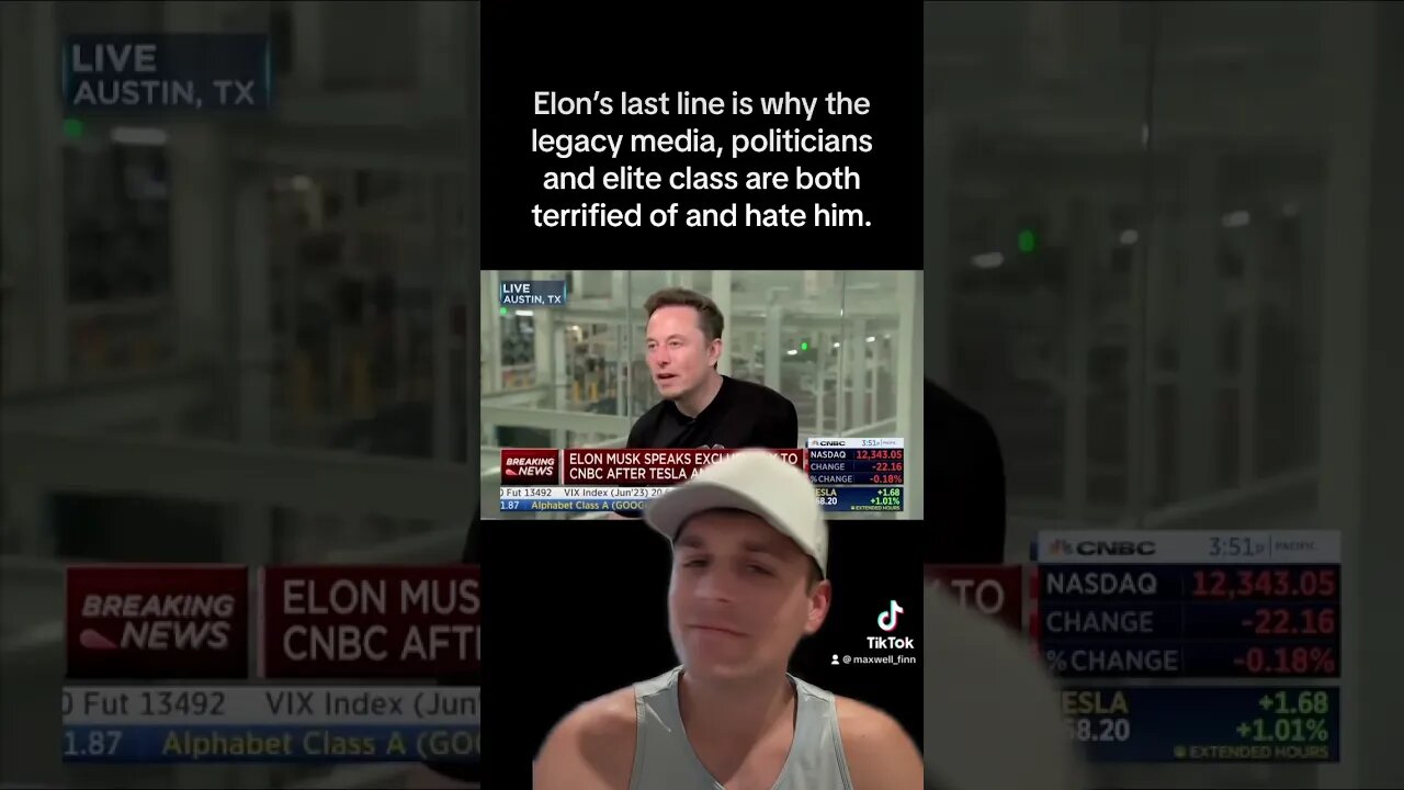 Elon drops the mic with epic answer in CNBC interview.