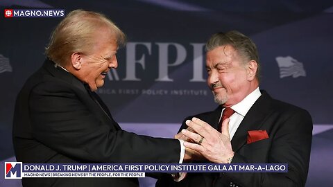 President Trump Introducedby Sylvester Stallone at America First Policy Institute Gala in Mar-a-Lago (11/15/24)