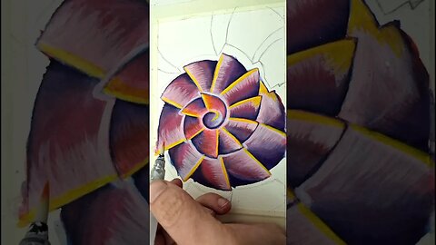 Spiral Pen Ink Timelapse Part 5 #abstract #Inkwash #Doodle #painting #art #timelapse #inkart #spiral