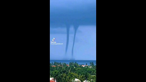Hurricane Milton Water Spouts near Palm Beach