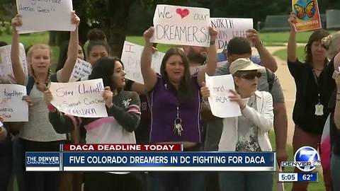 Five Colorado Dreamers in DC fighting for DACA