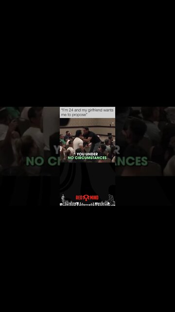 Man says Not to Get Married (crowd goes wild) #shorts