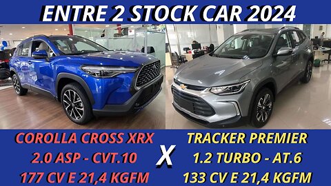 ENTRE 2 CARROS - CHEVROLET TRACKER X TOYOTA COROLLA CROSS - SUV'S DE PISTA SERÁ?