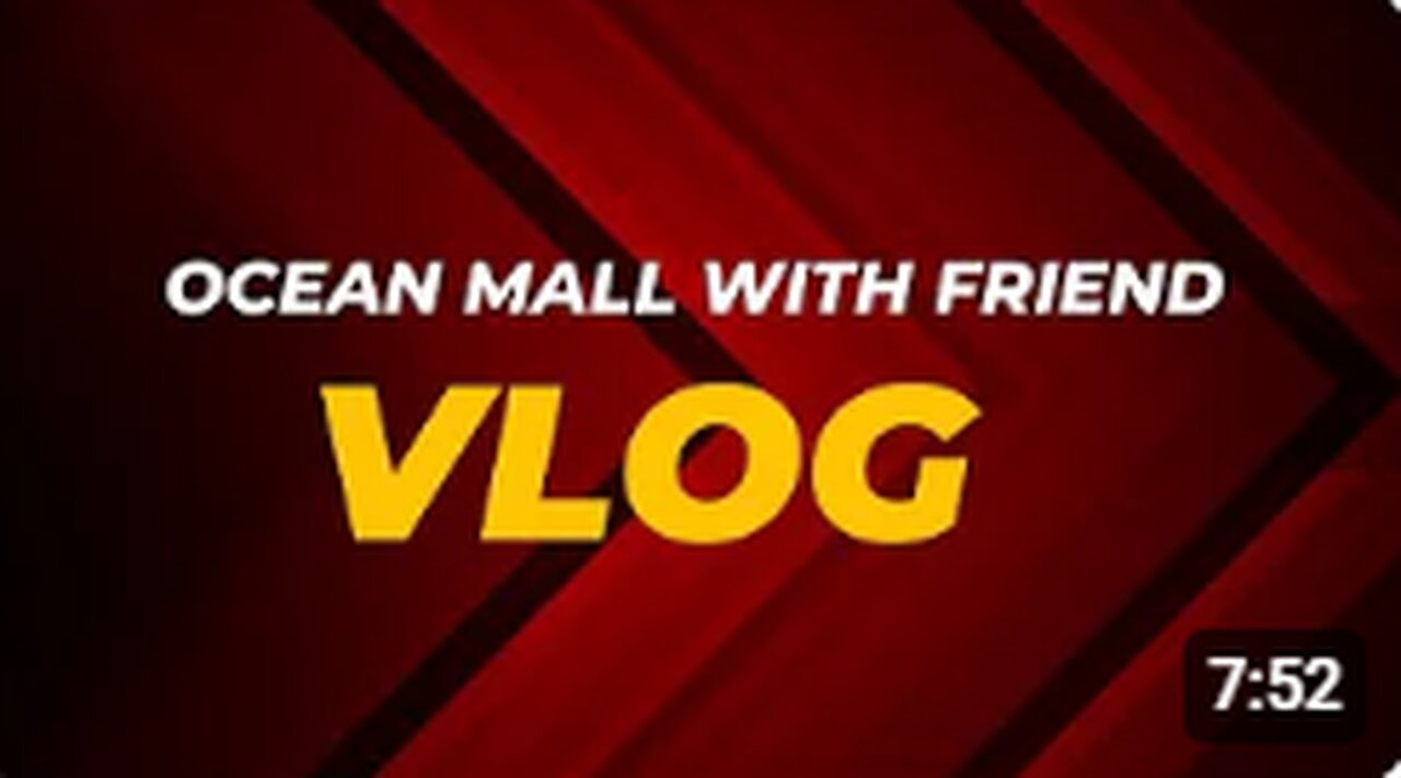 MY FIRST VLOG 🔥 | OCEAN MALL WITH FRIEND | BOHOT MEHENGAII HAI | SAJJAD ALI VLOG'S