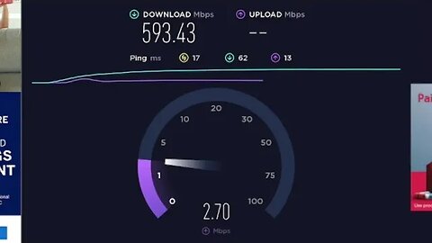 My Xfinity Upload Speed.