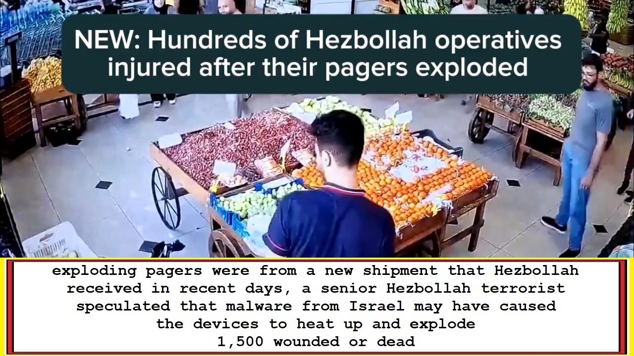 Hezbollah attacked with exploding pagers