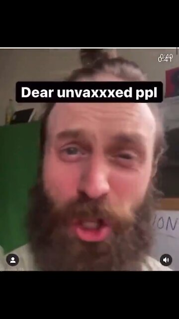 Dear Unvaxxed people