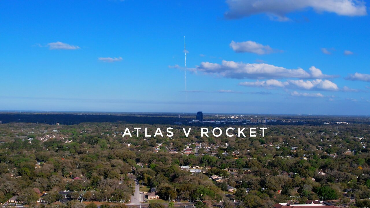 Atlas V Rocket Launch From Cape Canaveral