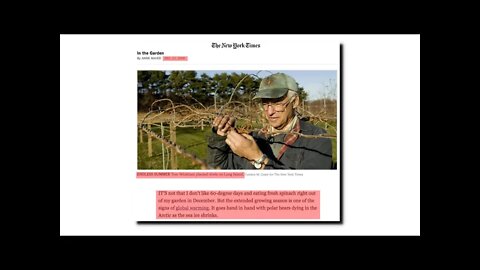 “What We Suspect To Be Global Warming”