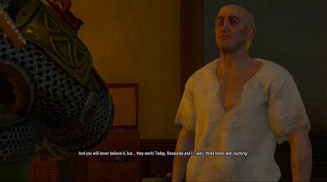 The Witcher 3 goodness gracious great balls of granite