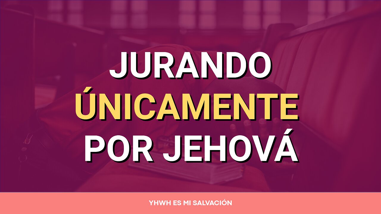 🛐 Jurando únicamente por Jehová | Sofonías 1:5