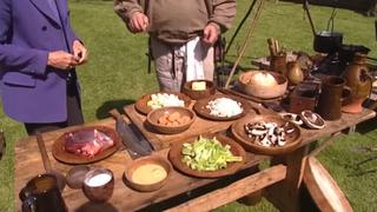 Delicious looking medieval recipe for venison stew, and served exactly how it would’ve been in the past