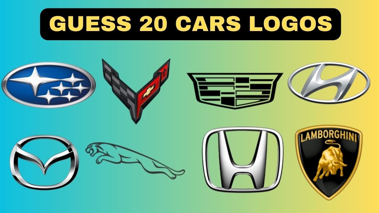 Guess the 20 car brand names by logo