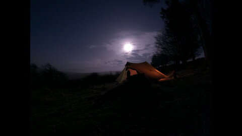 Night vlog in Dartmoor. Wildcamping