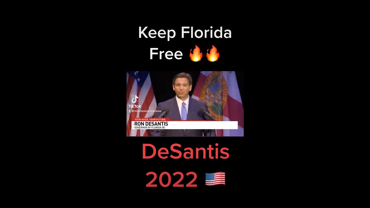 This is why DeSantis needs to win to Keep Florida Free