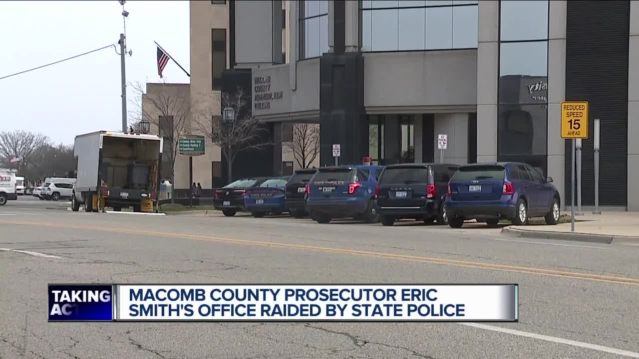 Michigan State Police execute search warrant at Macomb Co. Prosecutor's Office