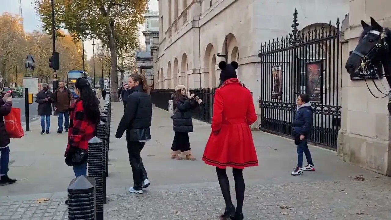Make way for Minnie mouse #horseguardsparade