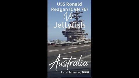 USS Ronald Reagan vs Jellyfish