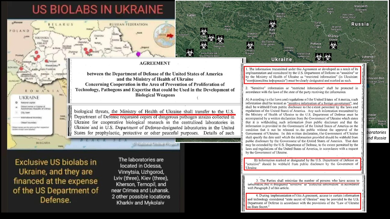 That Ukrainian Biolab thing, yeah that's true.