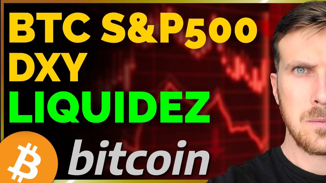 ANÁLISE DO BITCOIN! S&P500, DXY E ONDE ESTÁ A LIQUIDEZ?