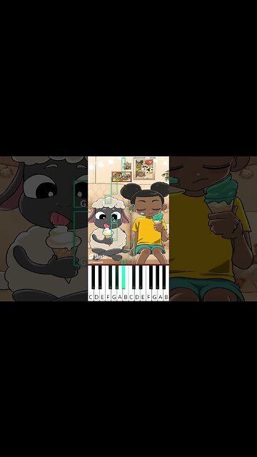 Amanda 🤍 Wooly (@GH.S) AMANDA THE ADVENTURER ANIMATION - Octave Piano Tutorial