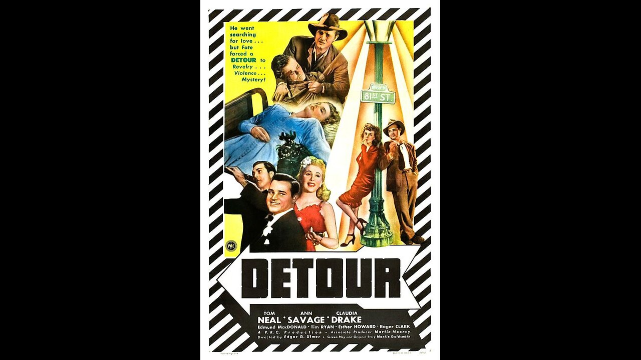 Detour - Full Movie , Film-Noir, Crime, Mystery 1945