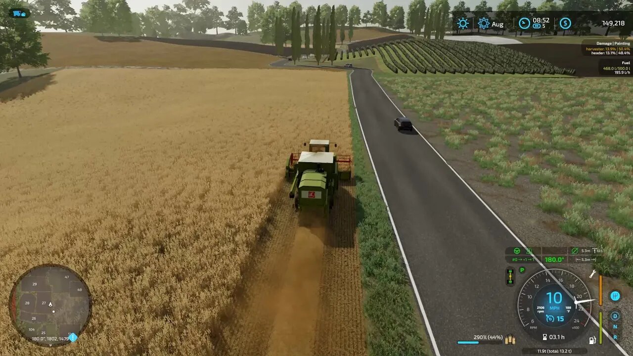 FS22 | The Hills of Tuscany | Timelapse #17 | Harvesting