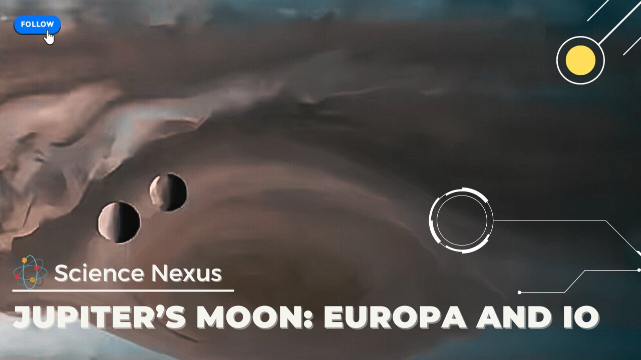 Jupiter’s moon: Europa and IO passing the great red spot