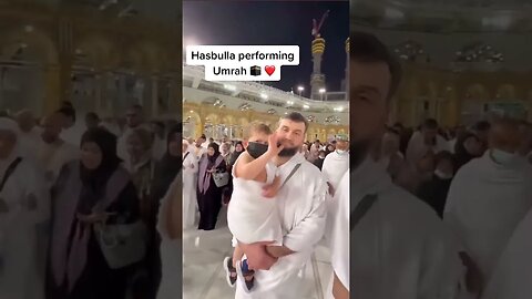 HASBULLA PERFORMING UMRAH! 🕋 #hasbulla #islam #makkah #ramadan