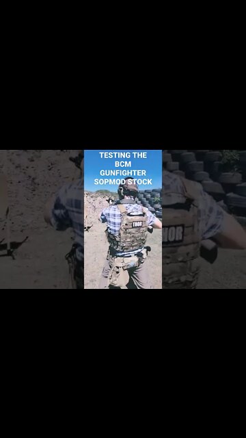 How to First Test Your New BCMGUNFIGHTER SOPMOD Stock #shorts