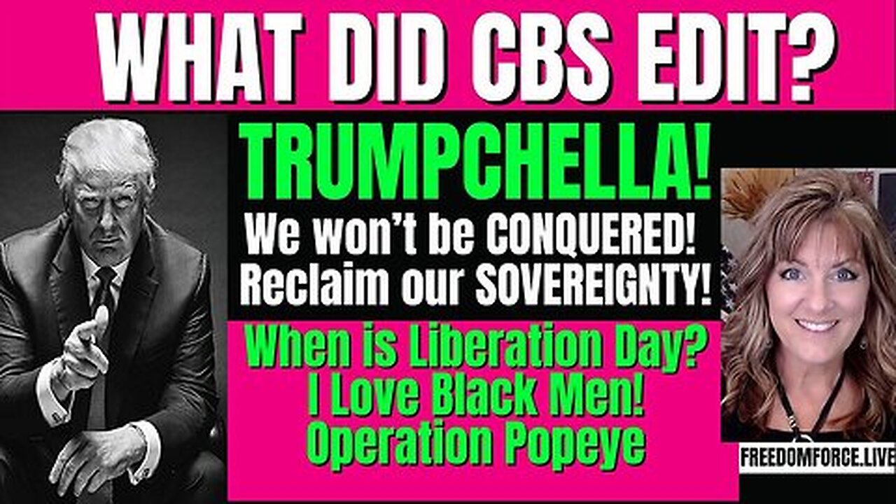 Melissa Redpill Update Today Oct 14- 'What did CBS Edit. Trumpchella! Trumpets'