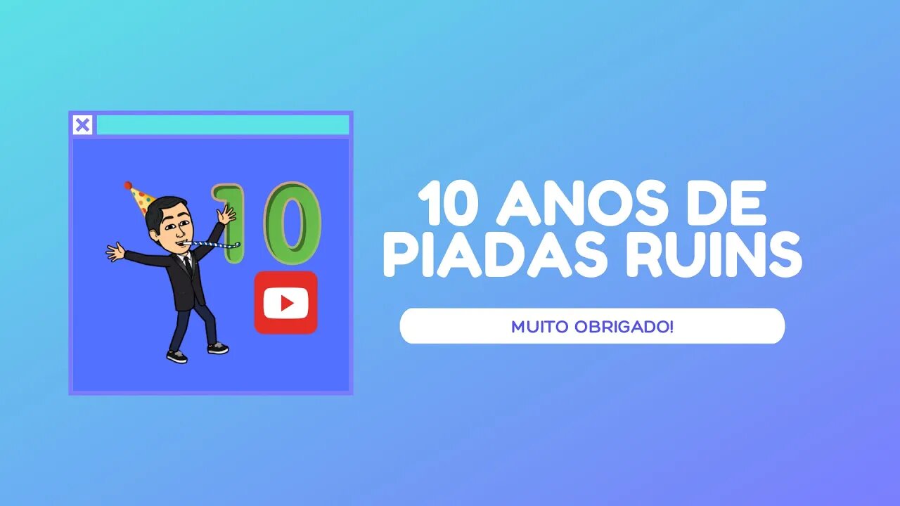 2023: 10 ANOS DE PIADAS RUINS (TRAILER OFICIAL) #10anos #humor #feliz2023 #aniversário