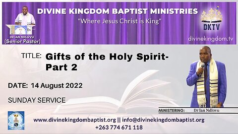 The Gifts of the Holy Spirit- Part 2 (14/08/2022)